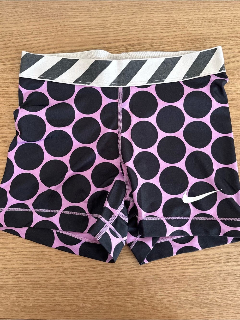 Nike Pro 3" Stripe and Dot Compression Shorts